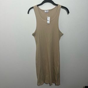 Cotton on rubbed tank dress